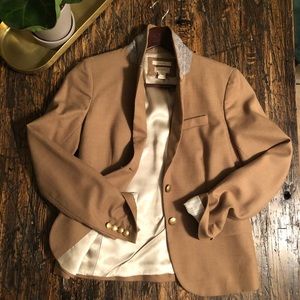 J. Crew Factory Schoolboy Blazer Camel